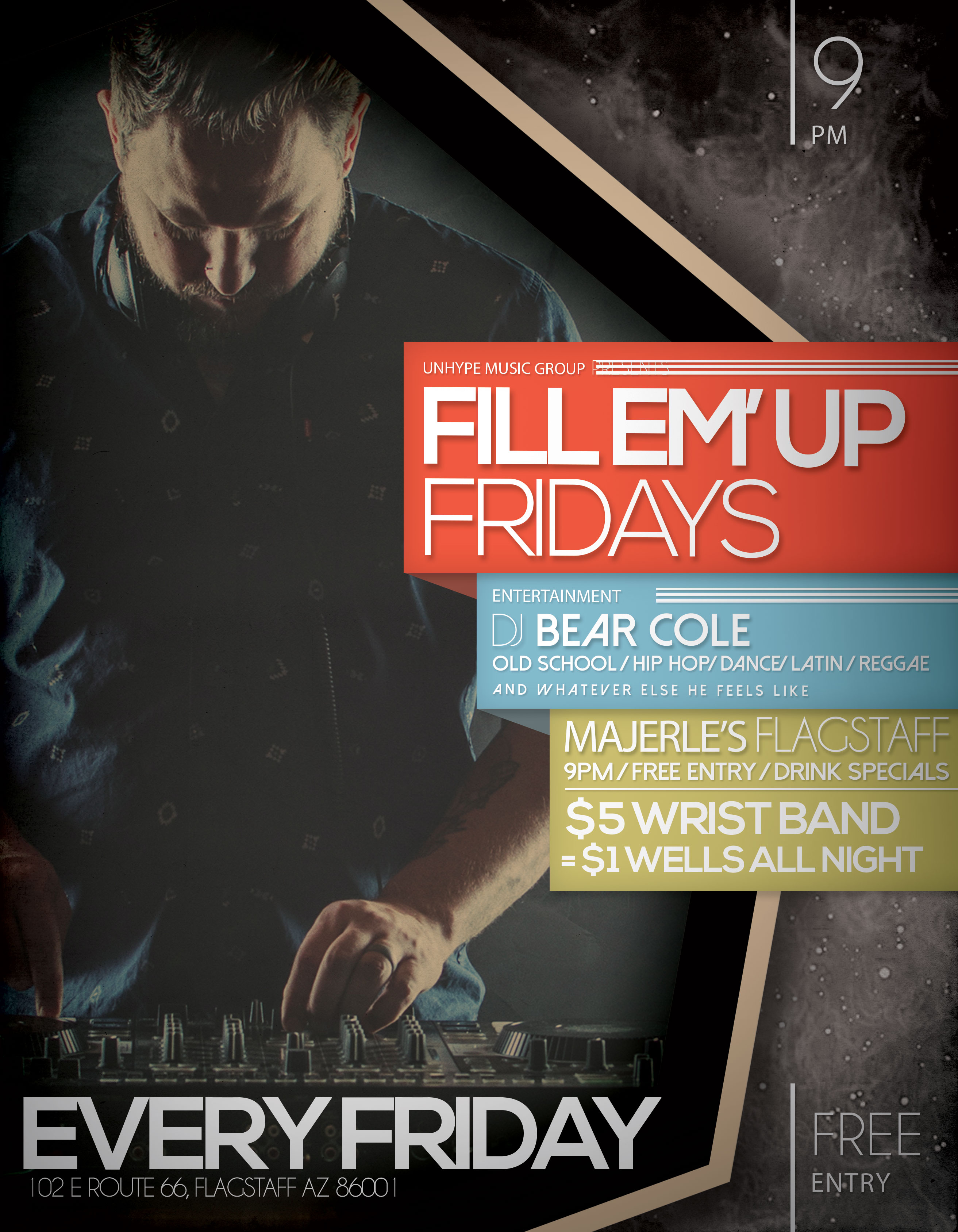 Fill Em Up Fridays at Majerle’s flyer