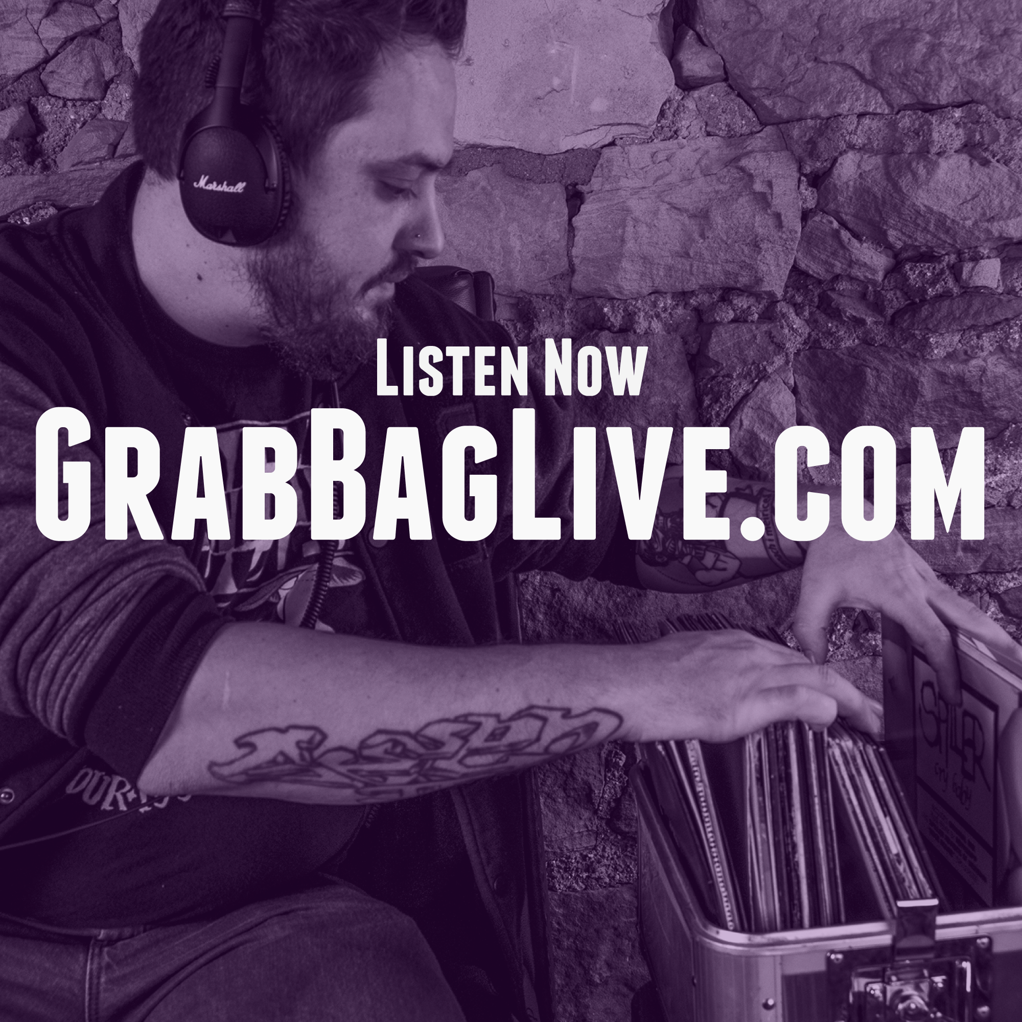 Grab Bag Live Radio with DJ Bear Cole flyer