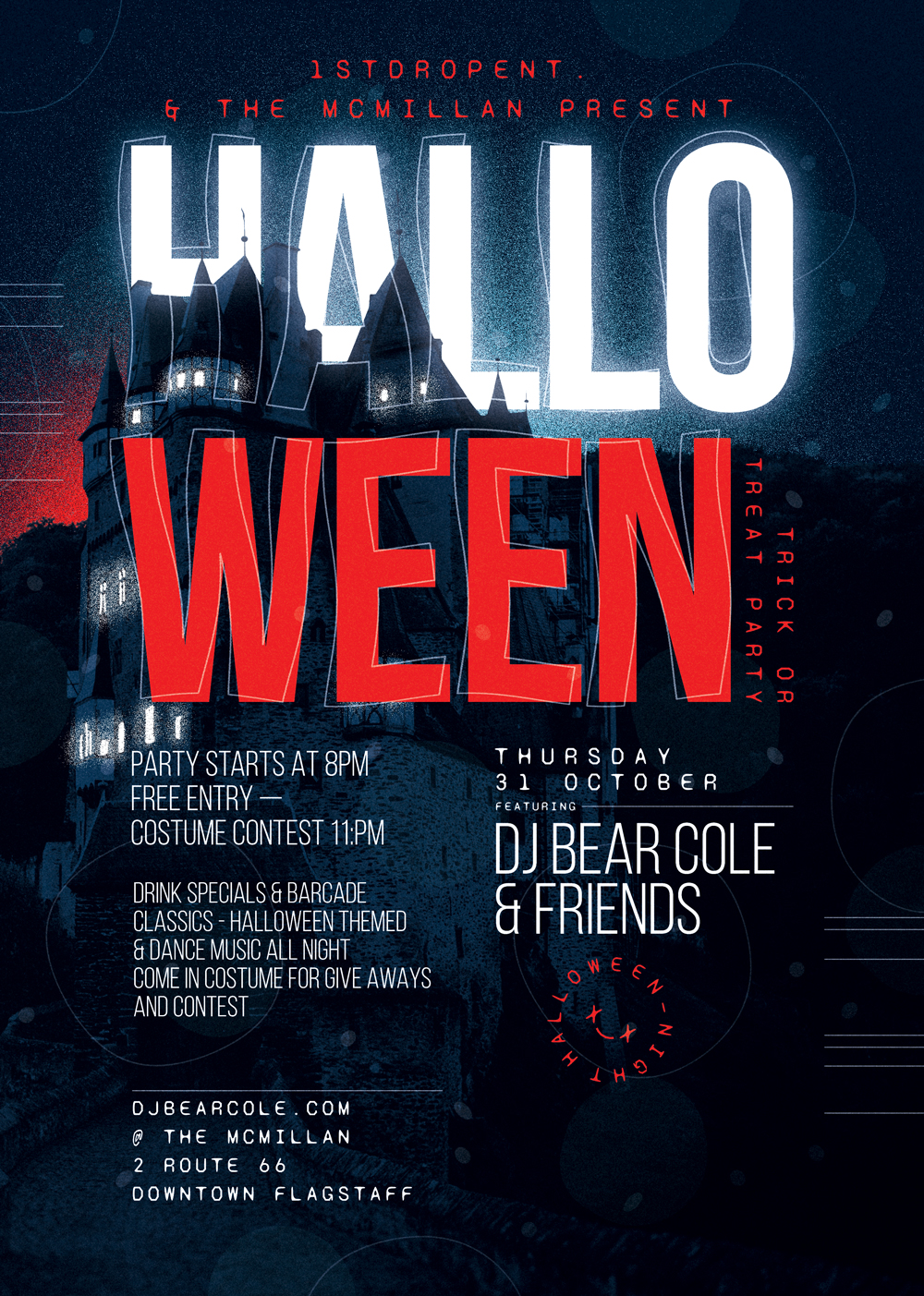 Halloween 2019 at The McMillan flyer