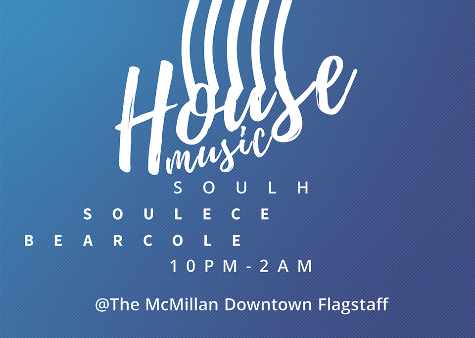 Soulece house music night flyer